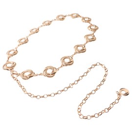 Healeved Fashion Women Waist Chain Lightweight Geometric Body Jewelry Long Versatile Accessory for Dresses Coats and Sweaters for Parties Vacations and Special Occasions