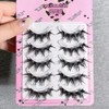 5 Pairs Wet Eyelashes False Eyelashes Japanese Thick Anime False