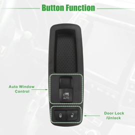 MACHSWON Power Window Switch Right Passenger Side Power Window Master Control Switch 68086692AE for Je-ep Grand Cherokee 2014 2015 for Durango 2011 Citadel,Crew,Express,Heat,R/T 3.6L V6 68086692AF