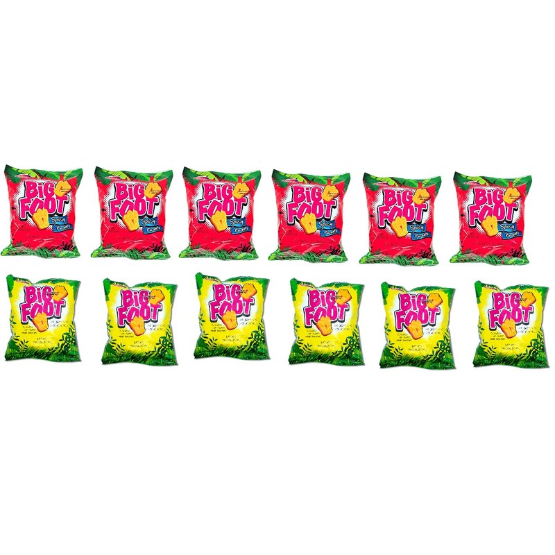 Assorted Holiday Big Foot, The Giant Cheese Snack, 6 Regular