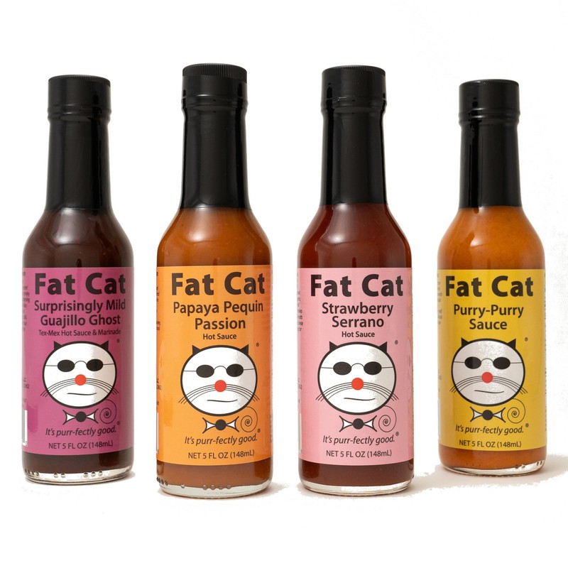 Mild Heat Natural Hot Sauce Four Bottle Gift Box Variety