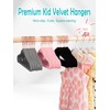 Smartor Premium Velvet Baby Hangers for Closet 50 Pack, 11.8"
