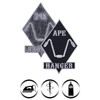 Biker Sew-On Ape Hanger, Cruiser Patch/Iron-On Patches for Sewing, Gift