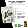 10X Athletic Non Stim Pre Workout No Caffeine Beta Alanine