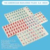 Mini American Mahjong Tile Set Include 160 0.8 Inch Mahjong