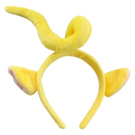 [Apparlxer] ハロウィン コスプレ カチューシャ ふわふわカチューシャ かわいい耳型ヘッドアクセサリー おしゃれなヘアバンド ふわふわヘアバンド ハロウィンコスプレ衣装用アクセサリー おもしろ 髪飾り コスプレ用小物 パーティー 写真撮影 仮装 イベント 学園祭 文化祭 クリスマス (イエロー)