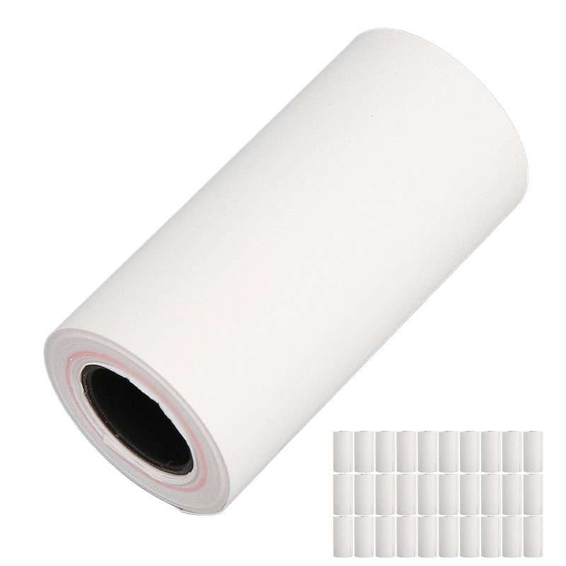 30pcs Thermal Printing Paper 57x30mm Uniform Coating Clear Printing Receipt