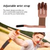 Archery Glove Cowhide Protective 3 Finger Guard Finger Tab Glove