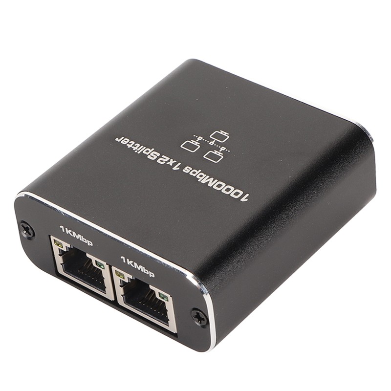Ethernet Splitter RJ45 1 In 2 Out Gigabit Internet Splitter