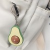COSSIKA Fun Keychain Avocado Stress Relief Keychain Avocado Massage Bead