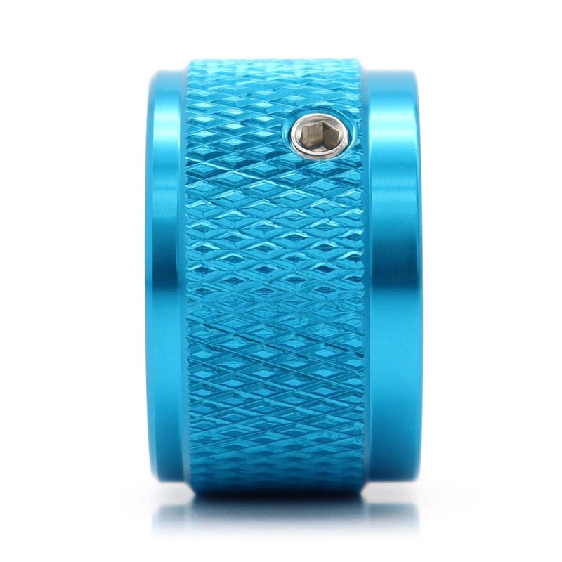 Unbranded 4pcs Blue Guitar Knobs Aluminum Alloy Volume Audio Potentiometer