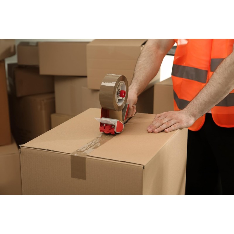NATEE® Strong Low Noise Brown Packing Tape | Heavy-Duty Roll