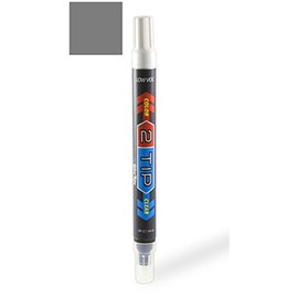 ColorRite 2Tip for Jaguar F-Type Automotive Touch-up Paint - Lunar Grey Metallic LJZ/2028 - Color-and-Clearcoat Package