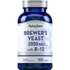 Piping Rock Brewer's Yeast Tablets 2000mg | 500 Pills |