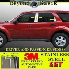 Torox 2008-2012 Ford Escape 08-11 Mariner Tribute STAINLESS STEEL 6pc Pillar Posts