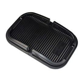 FAVOMOTO Car Dashboard Non Slip Mat Anti- Slide Sticky Extra- Thick Dash Pad Sticky Gripping Pad Sticky Gel Pad Non- Slip Mounting Pad Compatible for Cellphone MP3 MP4 GPS Keys ( Black )