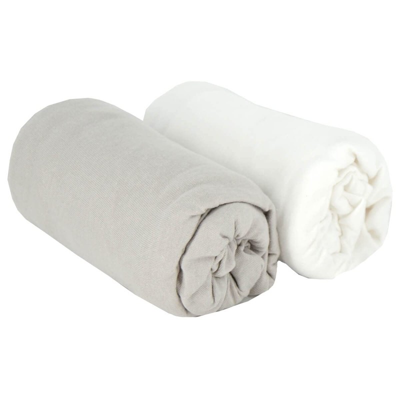 Babycalin Fitted Sheets 83 x 50 cm Organic Pack of