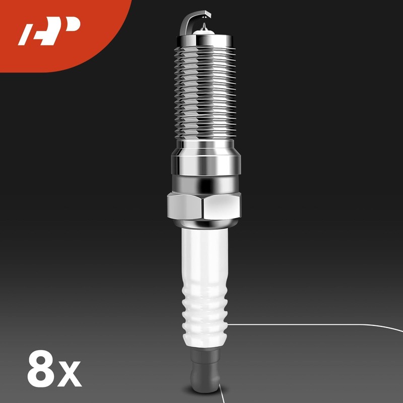 A-Premium Set of 8 Ignition Coil Pack and Iridium Spark