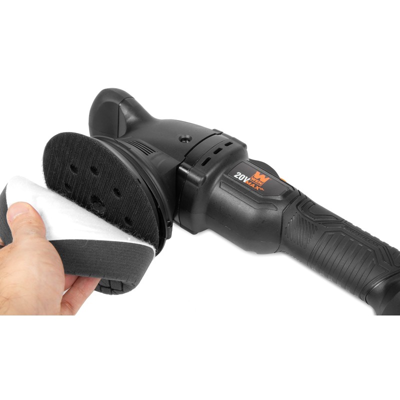 WEN 20V Max Cordless 5-Inch Dual Action Polisher and Waxer