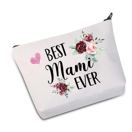 Mami Gifts Best Mami Ever Makeup Bag Mother's Day Gift for Mom Grandmother (Best Mami Ever B CA)