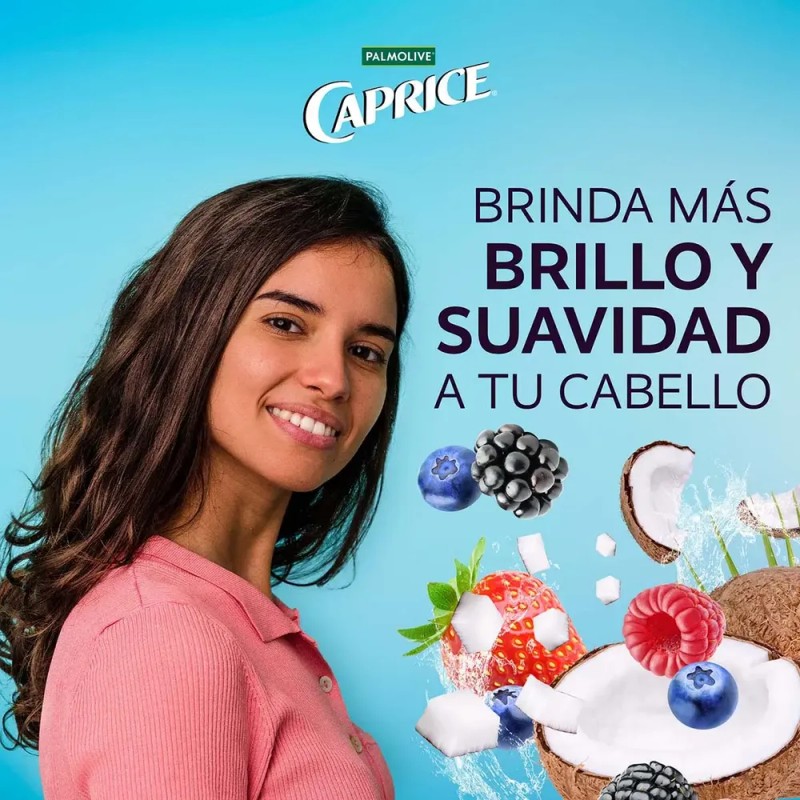 Shampoo Caprice Naturals Frutos Y Agua De Coco De 760