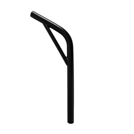 Seat Post Lay-Back w/Support Chromoly 22.2mm Black