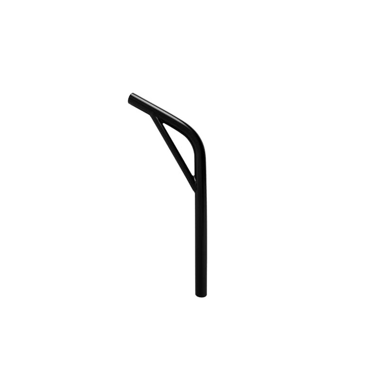 Seat Post Lay-Back w/Support Chromoly 22.2mm Black