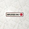 Employees Only - Stop Label Set - Pack of 5