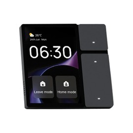 Snblzhef Tuya WiFi 3.5 Inch Smart Touch Screen 3.5 Inch WiFi Panel Scene Switch - Central Controller withIR Remote Control forIntelligent Home Automation