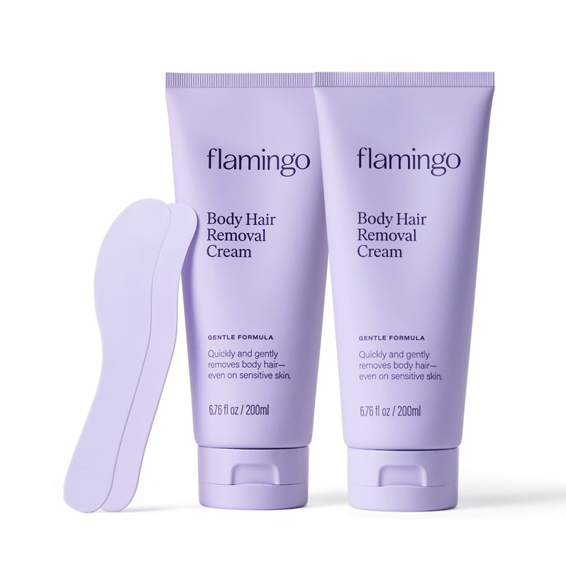 Flamingo Women's Body Hair Removal Cream - (2 Pack) 6.76