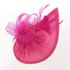 DRESHOW Fascinator Hats for Women Pillbox Hat with Veil Headband