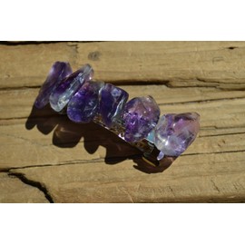 Amethyst Stone French Barrette Hair Clip