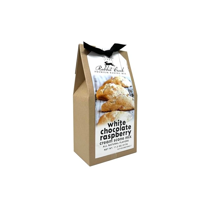 Rabbit Creek White Chocolate Raspberry Cream Scone Mix – White