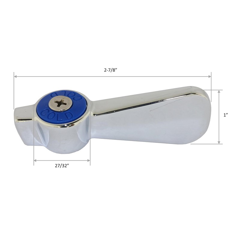AA Faucet Cold Replacement Handle Only for Most (AA-122G)