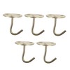 CIYODO 5pcs Multiuse Iron Ceiling Hooks Sturdy Household Ceiling Hooks