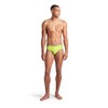 Arena Men's SANTAMARIAS R Brief, Artic Lime-Blue China, 48