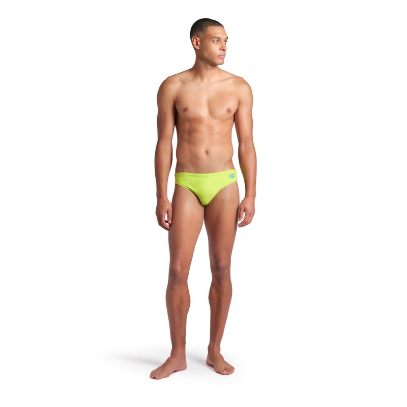 Arena Men's SANTAMARIAS R Brief, Artic Lime-Blue China, 48