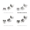 i•ENVY Extended Clear Band Faux Mink Cluster, Ultra Comfort False