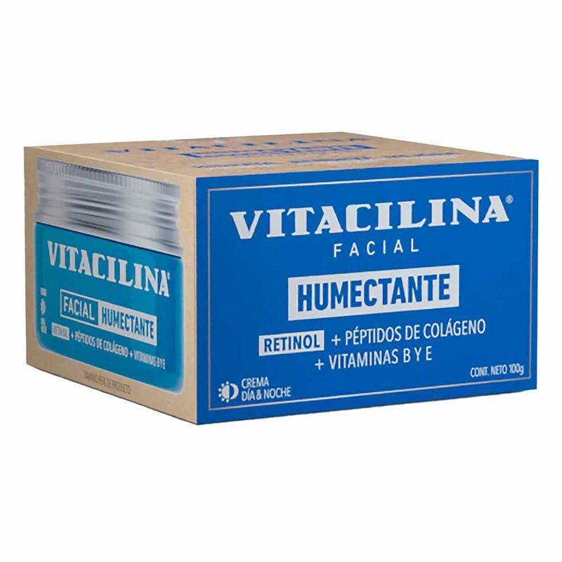Crema Facial Vitacilina Humectante Retinol 100g