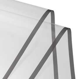 MECCANIXITY 10 Pcs Black Edge Clear Flower Wrapping Paper 23x23 Inch Gift Wrap Paper Sheet for Gift Baskets Waterproof Florists Wrapping Paper for Flower, Gift Box Packaging