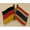 Thailand / Germany Friendship Pin Badge Flag National Flag Double