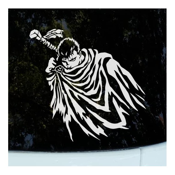 Berserk Vinyl Decal Large - Guts The Black Swordsman -