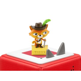 tonies Audio Figures for Toniebox, Favourite Fairy Tales - The Puss in Boots and 3 Other Fairy Tales, Audio Book for Children from 3 Years, Playing Time Approx. 60 Minutes