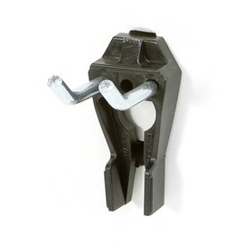 raaco 110730 Double Hook Clip, Black/Silver, 2-Inch/20 mm, Set of 3 Piece