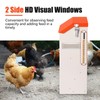 MUDUOBAN 20Lbs Automatic Chicken Feeder No Waste Hanging Mount Poultry