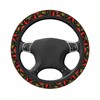 Chili-Peppers Steering Wheel Covers,Anti Slip Sweat Absorption Elasticity Car Accessories