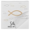 HEKU 100 napkins, 3-ply, 33 x 33 cm, fish, absorbent