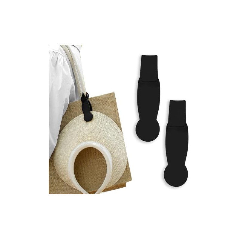 Clip Magnético para Sombreros de Viaje, Silicona, 2 Piezas Manos