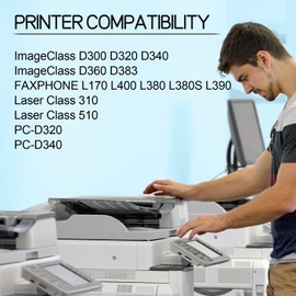 USUPERINK S35 Compatible Toner Cartridge Replacement for Canon S35 Black Toner Cartridge Work for ImageClass D300 D320 D340 D360 LaserClass 310 510 FAXPHONE L170 L400 L380 L380S L390 Printer (2-Pack)