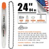 NEO-TEC 24 Inch Laminated Chainsaw Guide Bar Saw Chain Combo